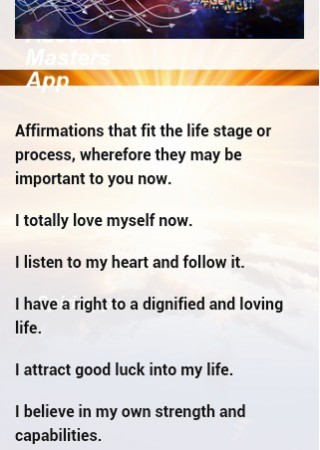 Affirmations, spiri-apps